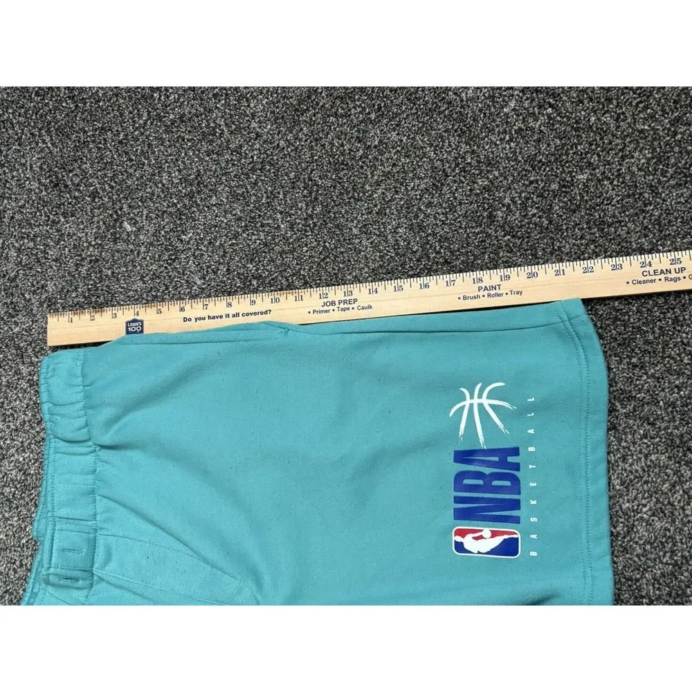 NBA Men's Trainer Shorts- Teal- Size Large